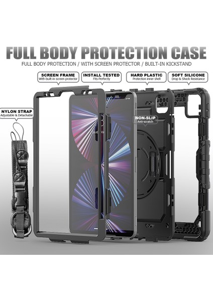 iPad Pro 11 2024 Için Silikon+Pc Tablet Kılıfı (Yurt Dışından) indirimleri