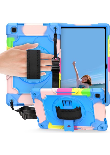 Samsung Galaxy Tab A7 10.4 (2020)/T500 Için Silikon+Pc Kılıfı (Yurt Dışından)