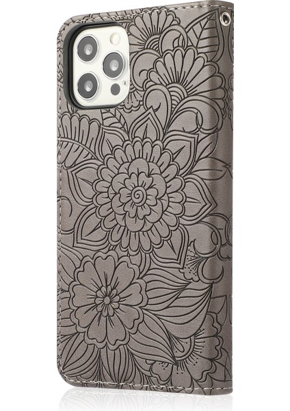 iPhone 14 Pro Max Için Kabartmalı Ayçiçeği Kılıfı (Yurt Dışından) fiyatları