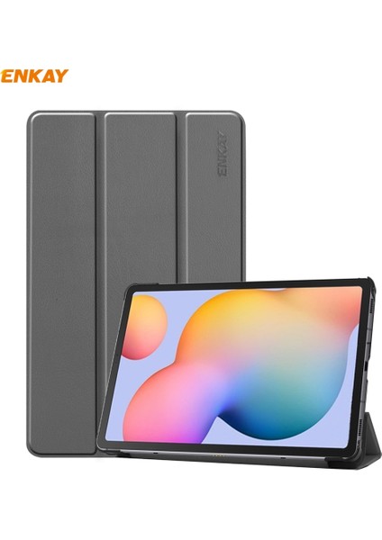 Tab S6 P610 / P615 Için Tutuculu Flip Akıllı Kılıf (Yurt Dışından)