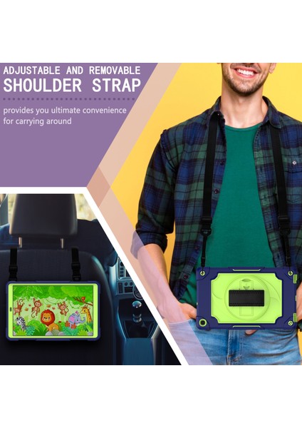 Samsung Galaxy Tab A 10.1 (2019)/T515 Için Silikon+Pc Kılıfı (Yurt Dışından) indirimleri