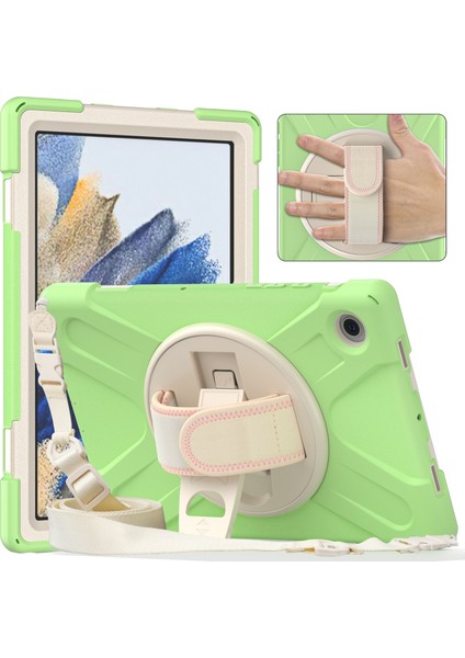 Samsung Galaxy Tab A8 10.5 2021 Için Silikon + Pc Tablet Kılıfı (Yurt Dışından)