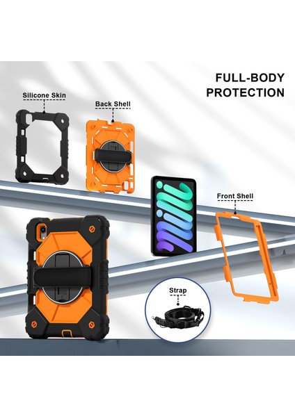 iPad Mini 2024 / Mini 6 Için Silikon Hibrit Pc Kılıfı (Yurt Dışından) modelleri