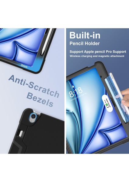 iPad Air 13 2024 Için Silikon Akrilik Pc Tablet Kılıfı (Yurt Dışından) indirimleri