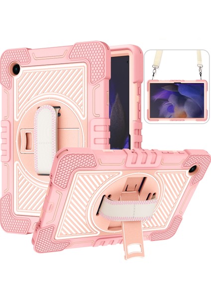 Samsung Galaxy Tab A8 10.5 2021 Için Silikon + Pc Tablet Kılıfı (Yurt Dışından)