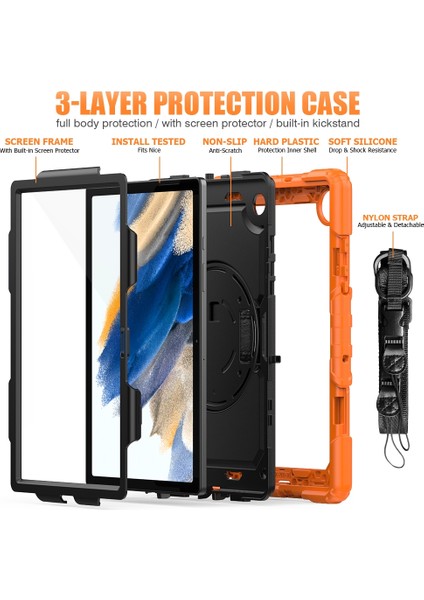 Samsung Galaxy Tab A8 10.5 2021 X200 / X205 Tablet Kılıfı (Yurt Dışından) fırsatları