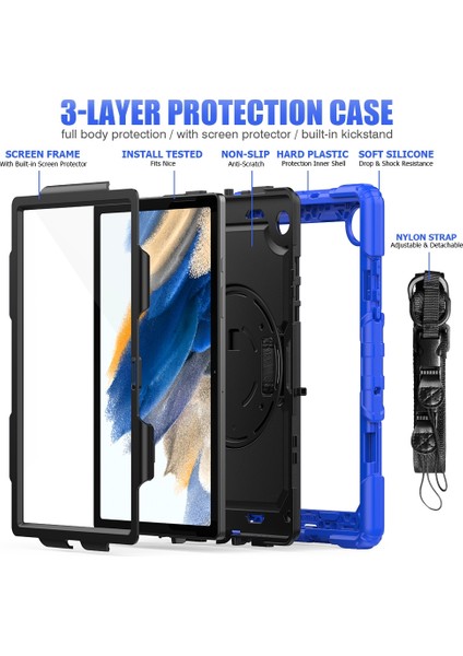 Samsung Galaxy Tab A8 10.5 2021 X200 / X205 Tablet Kılıfı (Yurt Dışından) fırsatları