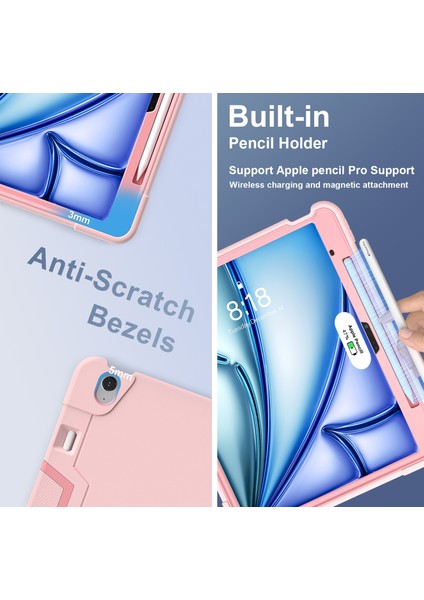 iPad Air 13 2024 Için Silikon Akrilik Pc Tablet Kılıfı (Yurt Dışından) indirimleri
