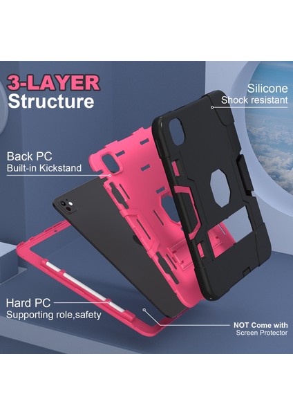 iPad Pro 13 2024 Için Silikon Akrilik Pc Tablet Kılıfı (Yurt Dışından) fiyatları