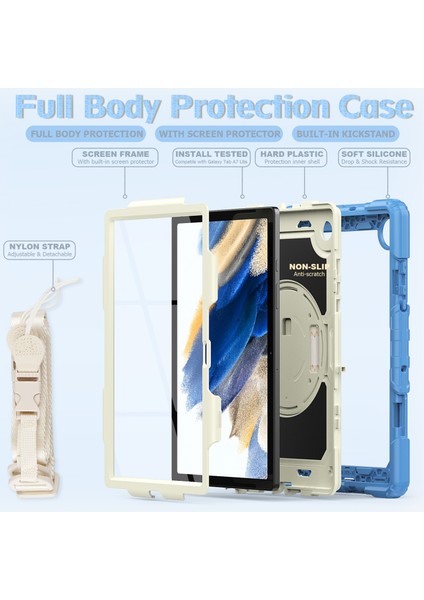 Samsung Galaxy Tab A8 10.5 2021 X200 / X205 Tablet Kılıfı (Yurt Dışından) fırsatları