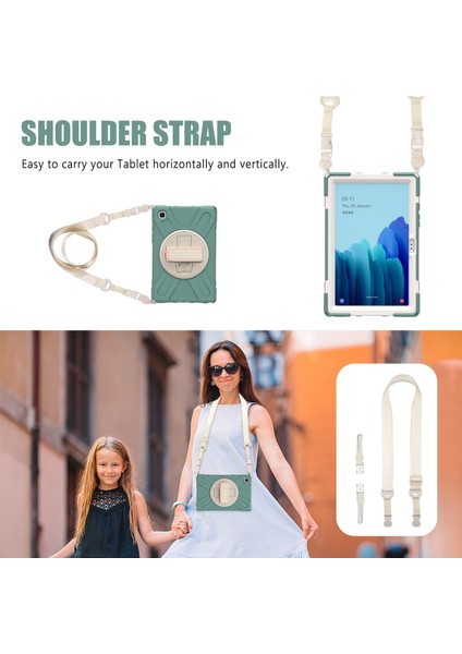 Samsung Galaxy Tab A7 (2020) T500 Için Silikon + Pc Kılıfı (Yurt Dışından) indirimleri