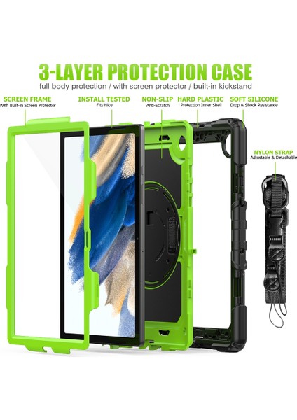 Samsung Galaxy Tab A8 10.5 2021 X200 / X205 Tablet Kılıfı (Yurt Dışından) fırsatları