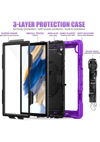 Samsung Galaxy Tab A8 10.5 2021 X200 / X205 Tablet Kılıfı (Yurt Dışından) fırsatları