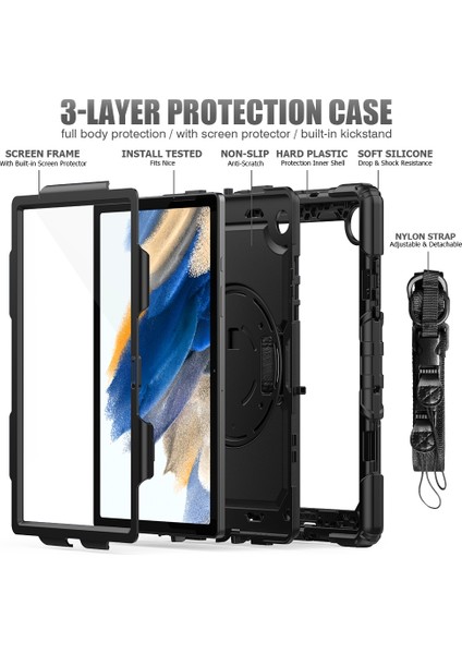 Samsung Galaxy Tab A8 10.5 2021 X200 / X205 Tablet Kılıfı (Yurt Dışından) fırsatları