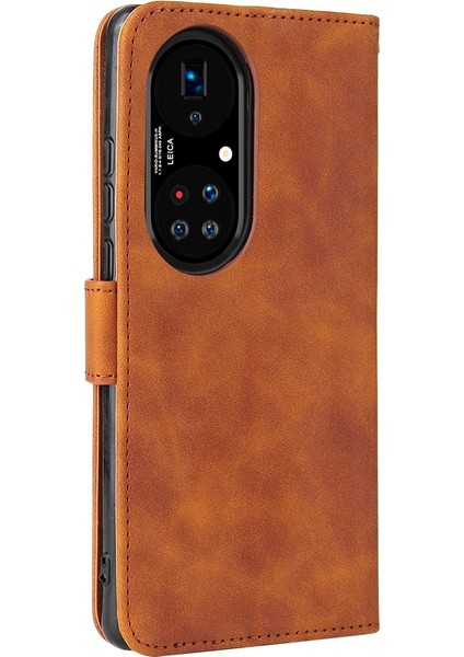 Huawei P50 Pro Renkli Cilt Fe Pu Kılıf Için (Yurt Dışından) modelleri