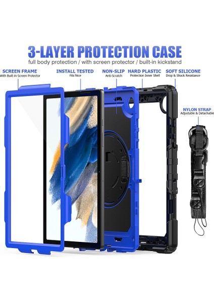 Samsung Galaxy Tab A8 10.5 2021 X200 / X205 Tablet Kılıfı (Yurt Dışından) fırsatları