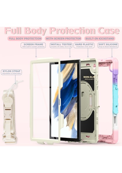 Samsung Galaxy Tab A8 10.5 2021 X200 / X205 Tablet Kılıfı (Yurt Dışından) fırsatları