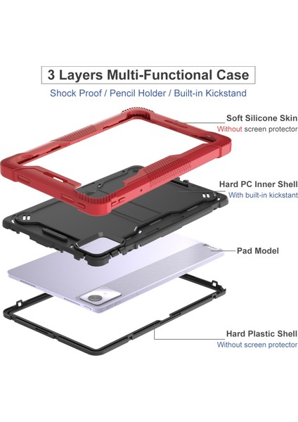 Lenovo Tab M11 / Xiaoxin Pad 11 2024 Için Tablet Birleşik Kılıf (Yurt Dışından) indirimleri