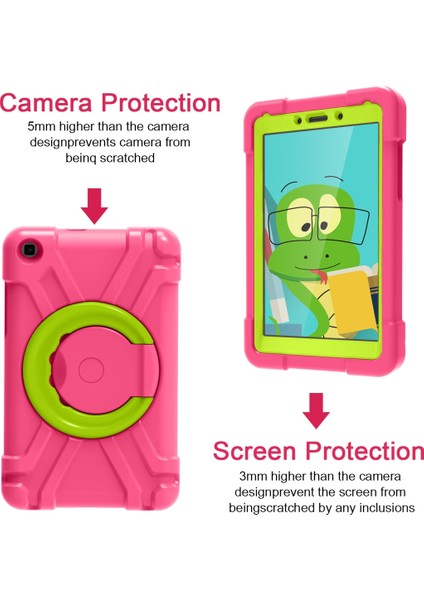 Samsung Galaxy Tab A 8.0 (2019) Pc + Silikon Kılıf Için (Yurt Dışından) fiyatları