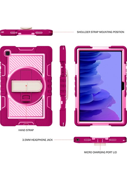 Samsung Galaxy Tab A7 10.4 (2020) T500/T505 Için Silikon+Pc Kılıfı (Yurt Dışından) indirimleri