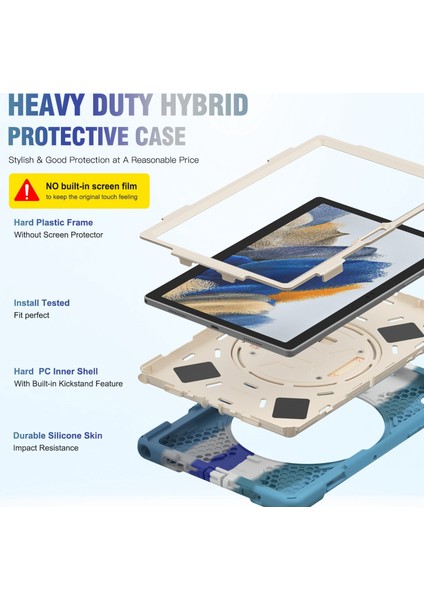 Samsung Galaxy Tab A8 10.5 2021 Için Silikon + Pc Tablet Kılıfı (Yurt Dışından) indirimleri