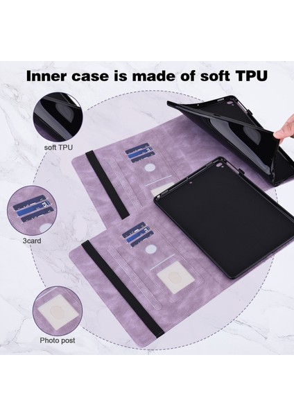 Realme Pad 10.4 Inç Için Kabartmalı Desenli Pu Kılıf (Yurt Dışından) modelleri