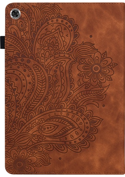 Samsung Galaxy Tab A8 10.5 2021 Için Kabartmalı Desenli Pu Kılıf (Yurt Dışından) indirimleri