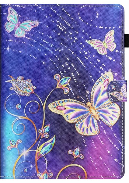 iPad Pro 11 2024 Için Renkli Çizim Pu Kılıf (Yurt Dışından) modelleri