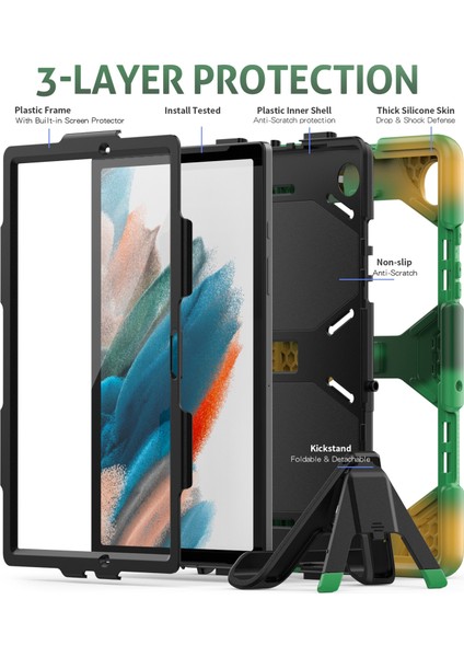 Samsung Galaxy Tab A8 10.5 2021 X200 / X205 Tablet Kılıfı (Yurt Dışından) fırsatları