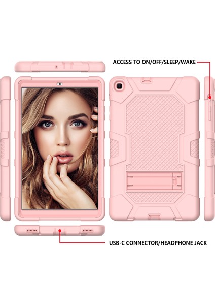 Samsung Galaxy Tab A 10.1 (2019) / T510 Için Silikon+Pc Kılıfı (Yurt Dışından) modelleri