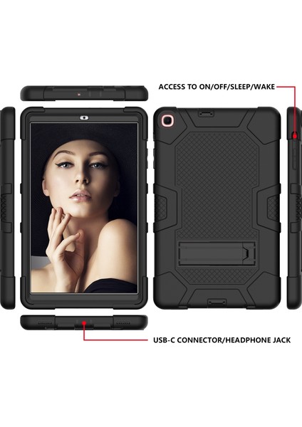 Samsung Galaxy Tab A 10.1 (2019) / T510 Için Silikon+Pc Kılıfı (Yurt Dışından) modelleri