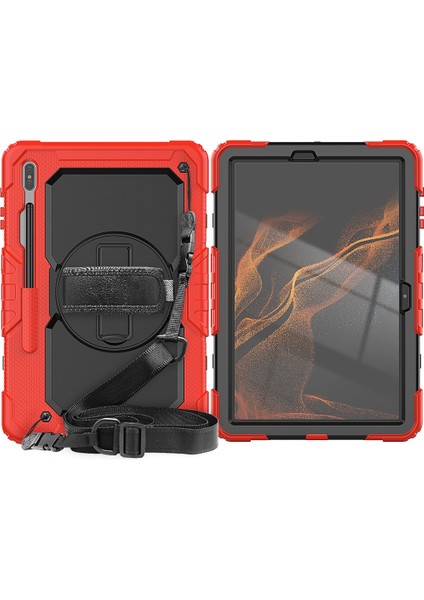 Samsung Galaxy Tab S8+ 12.4 Inç SM-X800 Için Silikon + Pc Kılıfı (Yurt Dışından) indirimleri