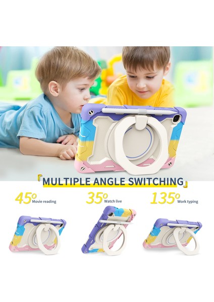 Samsung Galaxy Tab A7 Için Kontrast Renkli Kılıf (Yurt Dışından) modelleri