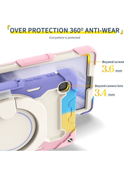 Samsung Galaxy Tab A7 Için Kontrast Renkli Kılıf (Yurt Dışından) fırsatları