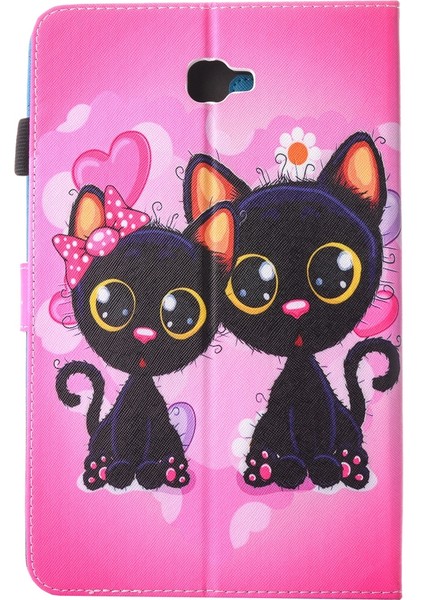 Galaxy Tab A 10.1 (2016) / T580 Şeftali Çiçeği Desenli Pu Kılıf Için (Yurt Dışından) indirimleri