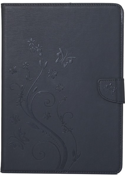 Galaxy Tab A 8.0 T350 Için Preslenmiş Çiçekler Pu Kılıf (Yurt Dışından) fiyatları