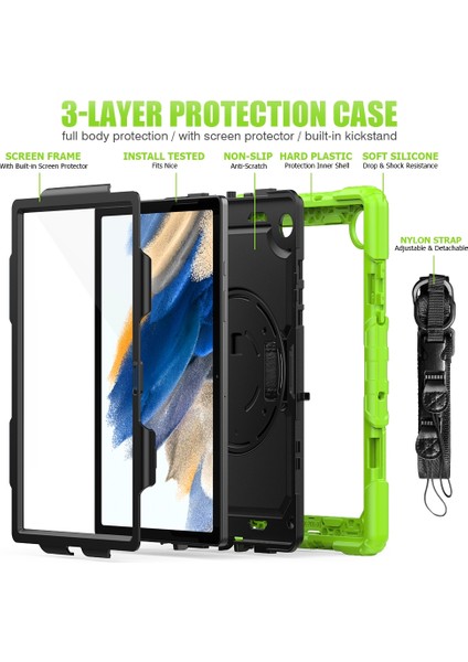 Samsung Galaxy Tab A8 10.5 2021 X200 / X205 Tablet Kılıfı (Yurt Dışından) fırsatları