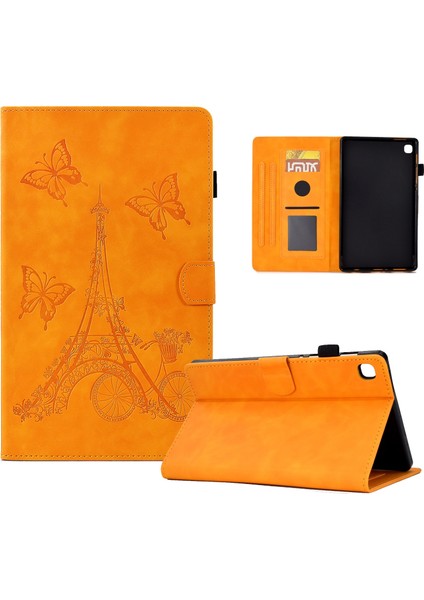 Samsung Galaxy Tab A 10.1 2019 T510 Için Kule Kabartmalı Kılıf (Yurt Dışından)