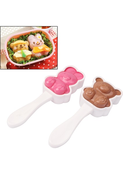 Rab & Bear Stil Dıy Bento Yemek Kalıpları Seti (Yurt Dışından) modelleri