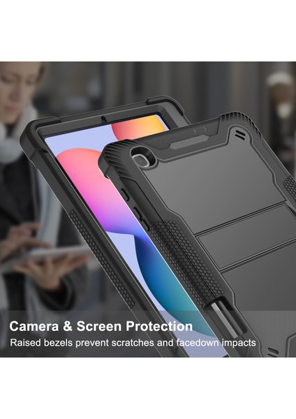 Samsung Galaxy Tab S6 Lite Için Silikon + Pc Kılıfı (Yurt Dışından) modelleri