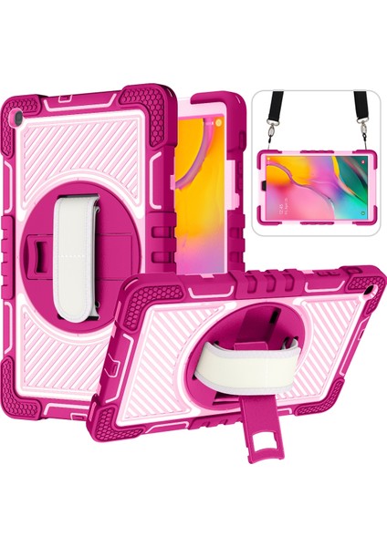 Samsung Galaxy Tab A 10.1 2019 T515 Silikon+Pc Kılıfı (Yurt Dışından)