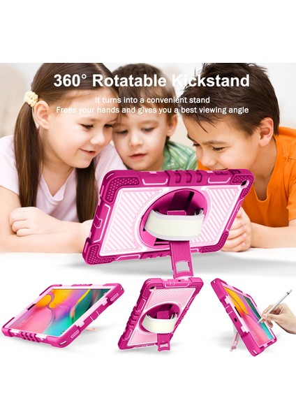 Samsung Galaxy Tab A 10.1 2019 T515 Silikon+Pc Kılıfı (Yurt Dışından) fırsatları