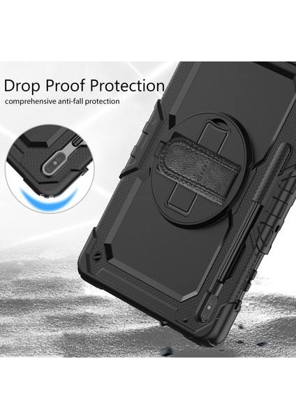 Samsung Galaxy Tab S8+ 12,4 Inç SM-X800 Için Silikon+Pc Kılıfı (Yurt Dışından) modelleri