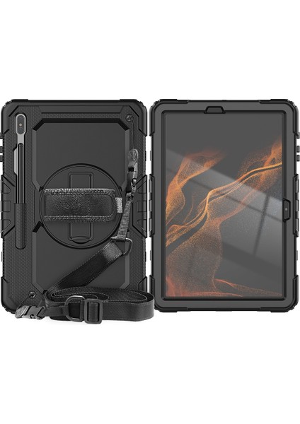 Samsung Galaxy Tab S8+ 12,4 Inç SM-X800 Için Silikon+Pc Kılıfı (Yurt Dışından) indirimleri