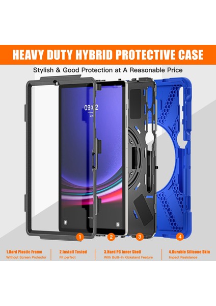 Samsung Galaxy Tab S7 Fe 5g 12.4 T730 Için Koruyucu Kılıf (Yurt Dışından) modelleri