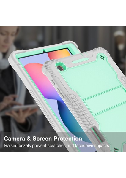 Samsung Galaxy Tab S6 Lite Için Silikon + Pc Kılıfı (Yurt Dışından) modelleri