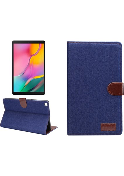 Samsung Tab A7 Lite T220 / T225 Için Denim Dokulu Kılıf (Yurt Dışından)