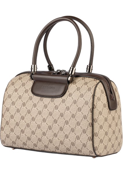 Kadın Omuz Çantası 396 Vizon Noktalı modelleri