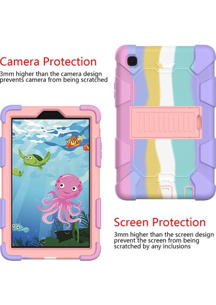 Galaxy Tab Tab A7 T220 / T225 Silikon + Pc Kılıfı Samsung Galaxy Tab A7 Lite T220 Için (Yurt Dışından) fiyatları