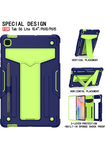 Samsung Galaxy Tab S6 Lite P610/615 Için T-Şekilli Tutucu Kılıf (Yurt Dışından) fiyatları